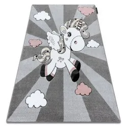 Tapis PETIT UNICORN LICORNE gris
