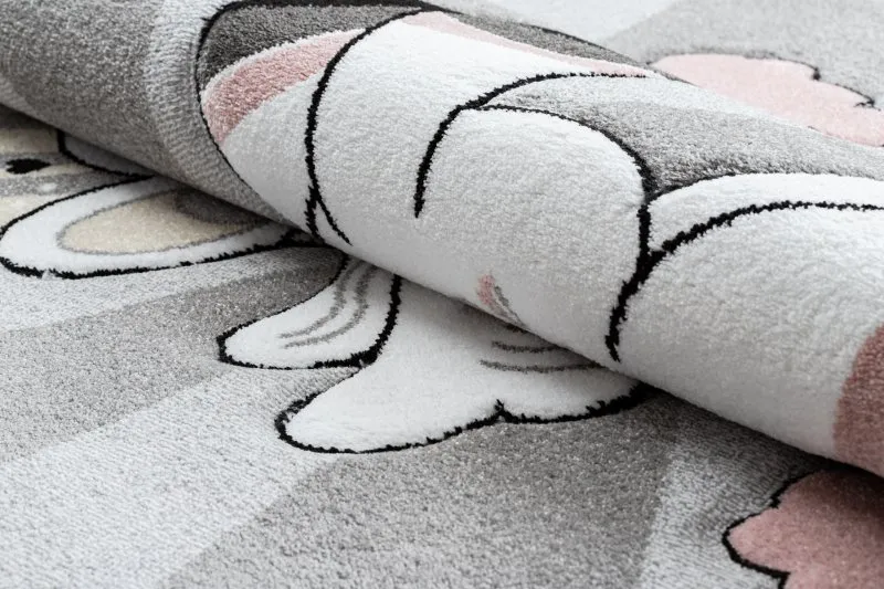Tapis PETIT UNICORN LICORNE gris