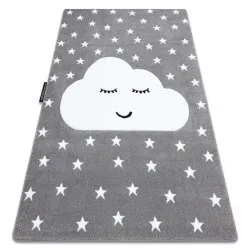 Tapis PETIT CLOUD NUAGE ÉTOILES gris