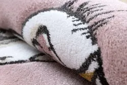 Dywan PETIT ELEPHANT SŁONIK GWIAZDKI koło różowy