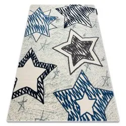 Tapis PETIT STARS étoiles bleu