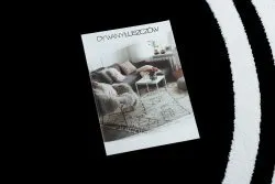 Dywan HAMPTON Lux koło czarny