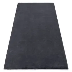 Tapis BUNNY anthracite IMITATION DE FOURRURE DE LAPIN
