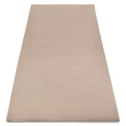 Tapis BUNNY taupe beige IMITATION DE FOURRURE DE LAPIN