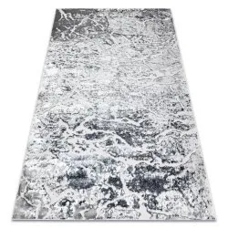 Dywan MEFE nowoczesny  6182 Beton - Strukturalny, dwa poziomy runa szary