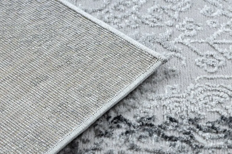 Tapis MEFE moderne 8731 Vintage - Structural deux niveaux de molleton gris