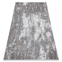 Tapis NOBLE moderne 6773 45 Ornement vintage - Structural deux niveaux de molleton gris