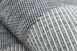 Tapis SPRING 20409332 triangles, à cordes, à boucles - gris