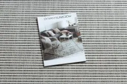 Tapis SPRING 20411332 Lignes, cadre à boucles - gris