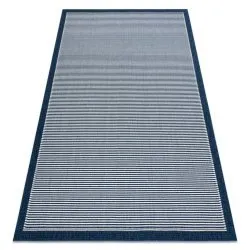 Tapis SPRING 20411994 Lignes, cadre à boucles - bleu