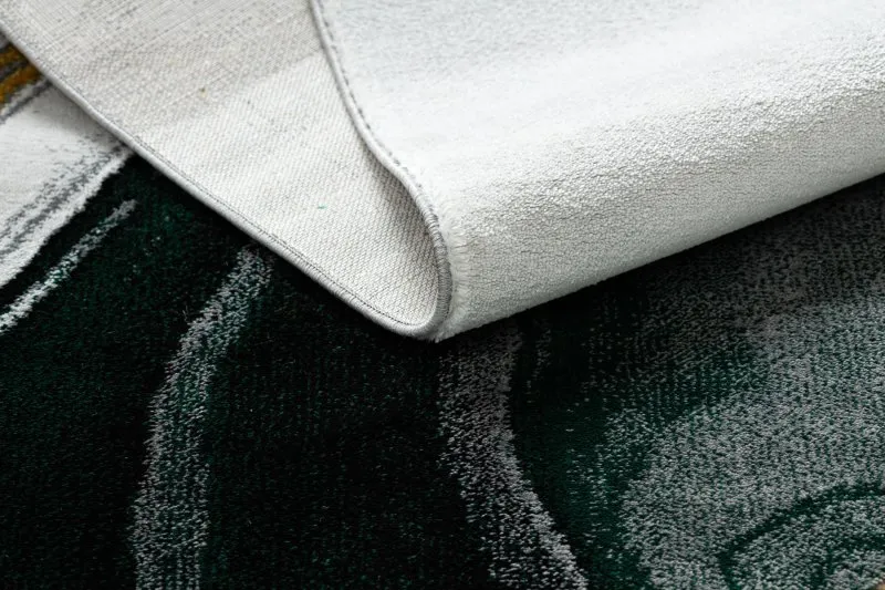 Dywan EMERALD ekskluzywny 1017 glamour, stylowy marmur butelkowa zieleń / złoty