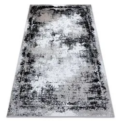Tapis GLOSS moderne 8493 78 vintage, élégant, cadre gris / noir