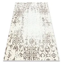 Tapis CORE 247A Ornament Vintage - structurel, deux niveaux de molleton, crème / marron