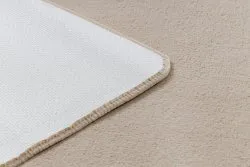 Tapis POSH Shaggy chameau, beige très épais, en peluche, antidérapant, lavable