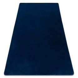 Tapis POSH Shaggy bleu très épais, en peluche, antidérapant, bleu foncé