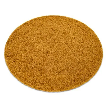Dywan SOFFI koło shaggy 5cm złoty