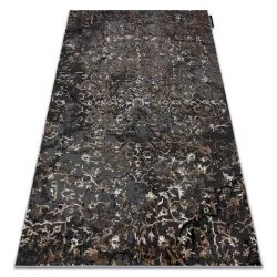 Tapis DE LUXE moderne 2080 Ornement vintage - Structural gris