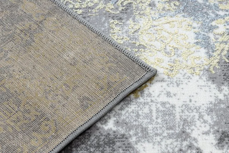 Tapis DE LUXE moderne 6754 Ornement vintage - Structural crème / or