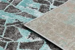 Tapis DE LUXE moderne 2079 vintage - Structural vert / anthracite