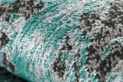 Tapis DE LUXE moderne 2079 vintage - Structural vert / anthracite