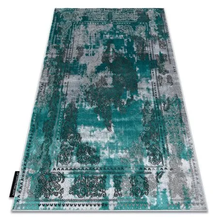 Tapis DE LUXE moderne 6827 Abstraction, vintage - Structural vert / gris