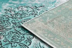 Tapis DE LUXE moderne 6827 Abstraction, vintage - Structural vert / gris