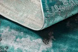 Tapis DE LUXE moderne 6827 Abstraction, vintage - Structural vert / gris
