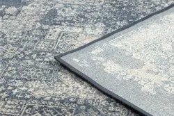 Tapis NAIN Rosette vintage 7591/50911 bleu foncé / beige