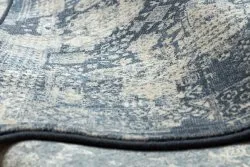 Tapis NAIN Rosette vintage 7591/50911 bleu foncé / beige