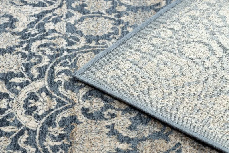 Tapis NAIN Ornement vintage 7557/51944 beige / bleu foncé