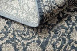 Tapis NAIN Ornement vintage 7557/51944 beige / bleu foncé