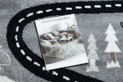 Tapis FUN Route pour enfants, rue, animaux gris