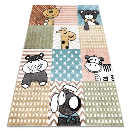 Tapis FUN Pets pour enfants, animaux coloré mutli