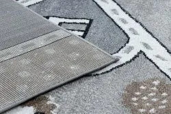 Tapis FUN Strade pour enfants, rue, ville gris