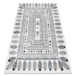 Tapis FUN Teepee pour enfants, indien, cadre crème