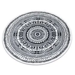 Tapis FUN Napkin, serviette de table cercle - crème