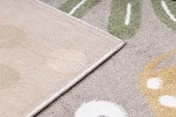 Tapis FUN Africa pour enfants, animaux, Afrique beige