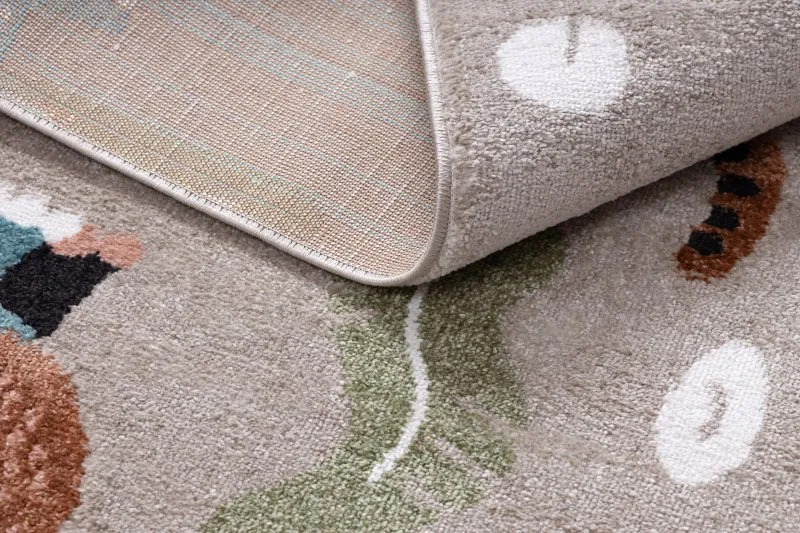 Tapis FUN Africa pour enfants, animaux, Afrique beige