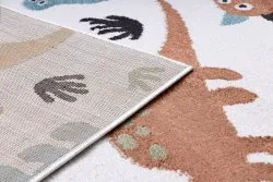 Tapis FUN Dino pour enfants Dinosaures crème