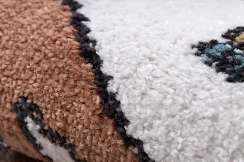Tapis FUN Honey pour enfants, ours, abeilles crème