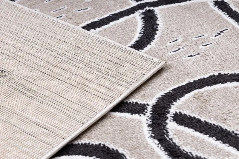 Tapis FUN Game pour enfants, jeu, de lama beige