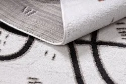 Tapis FUN Game pour enfants, jeu, de lama crème