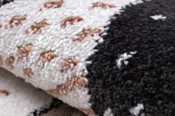 Tapis FUN Tops pour enfants montagnes, sommets crème