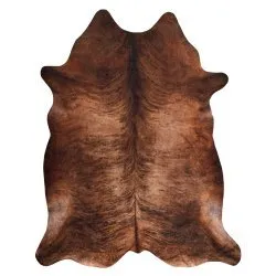 Tapis Imitation Peau de vache, Vache G5067-3, Peau Marron