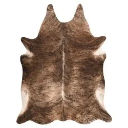 Tapis Imitation Peau de vache, Vache G5068-1, Peau Marron