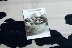 Dywan Sztuczna Skóra Bydlęca, Krowa G5069-1 Biało-czarna skórka
