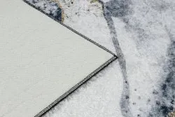 Tapis lavable ANDRE 1124 Marbre antidérapant - noir