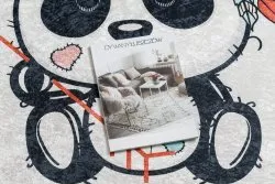Tapis lavable BAMBINO 1129 Panda pour les enfants antidérapant - crème