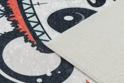 Tapis lavable BAMBINO 1129 Panda pour les enfants antidérapant - crème