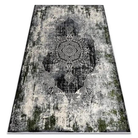 Tapis VINCI 1516 moderne Rosette vintage - Structural ivoire / vert